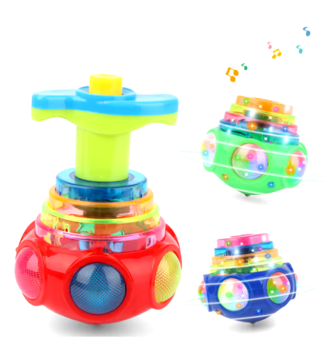 Luminous Music Rotating Gyroscope Toy