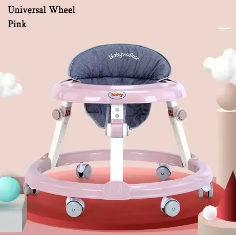 Anti-O-Leg Multi-Function Baby Walker with 6 Gear Adjustment