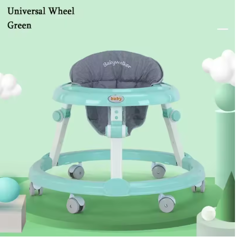 Anti-O-Leg Multi-Function Baby Walker with 6 Gear Adjustment