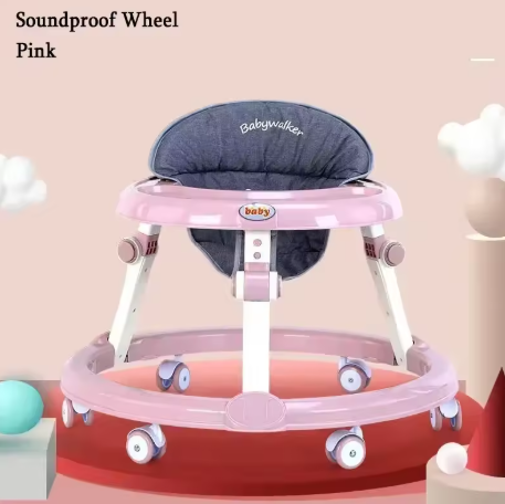 Anti-O-Leg Multi-Function Baby Walker with 6 Gear Adjustment