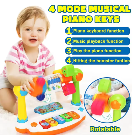 Baby Rotating Piano Toy