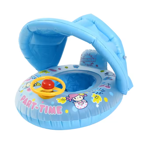 Baby Float Pool Ring with Canopy