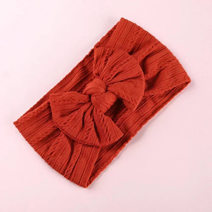 LittleCrown™ Baby Headband – Soft Cotton Blend Stretchy Bow for Newborns