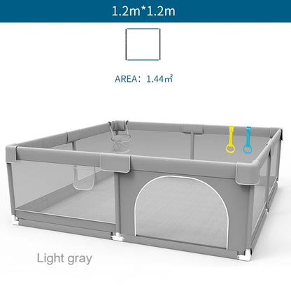 Baby Playpen Light Gray Corralito