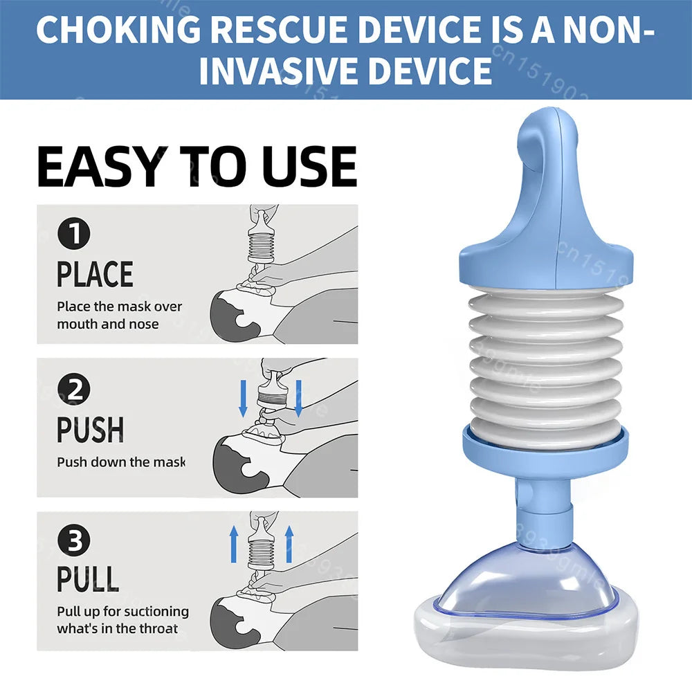 AirSave™ Choking Rescue Device – Portable First Aid Suction Tool for Emergency Training
