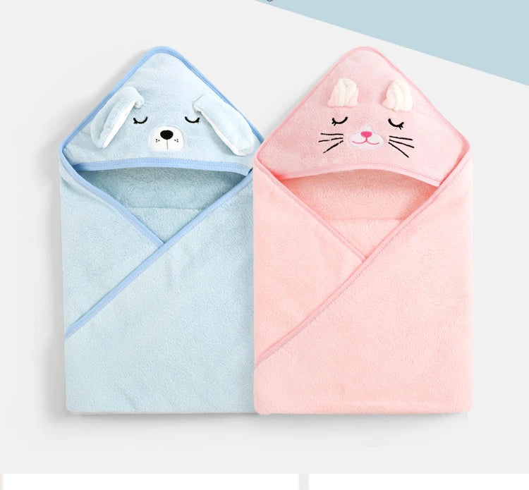 Baby Cartoon Bath Towel – Soft Absorbent Multi