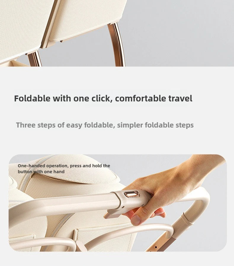 TwinGlide™ 2-in-1 Foldable Twin Baby Stroller – Lie-Flat Comfort, Heavy-Duty