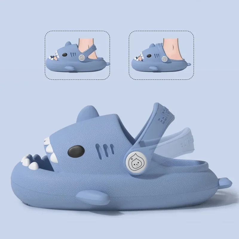 Cartoon Shark Kids Sandals