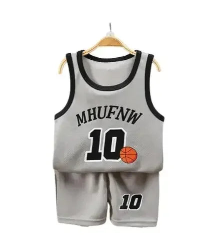 Kids Summer Basketball Clothing Set