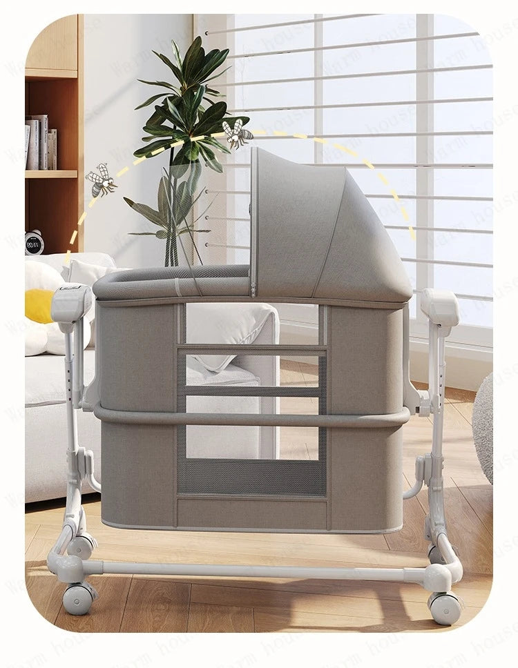 DreamNest™ Portable Folding Baby Crib Bed