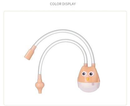 BreatheEasy™ Baby Nasal Aspirator – Safe Silicone Mouth Suction Snot Cleaner for Newborns