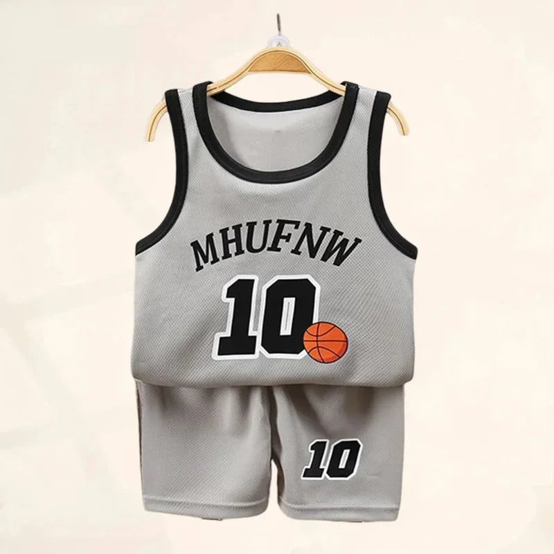 Kids Summer Basketball Clothing Set