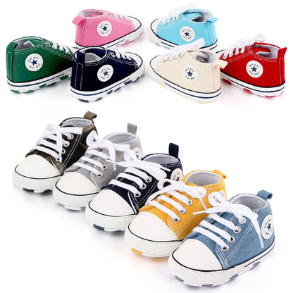 Newborn Baby Canvas Sneakers