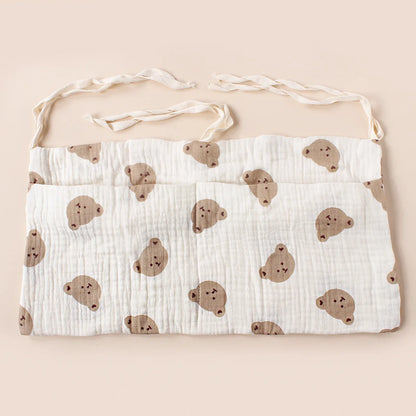 Portable Baby Bedside Dual-Pocket Storage Bag