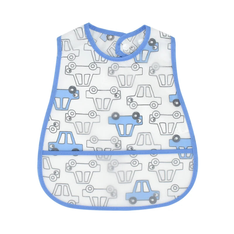 New Cartoon Pattern EVA Waterproof Baby Bib