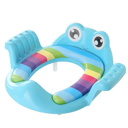 PottySteps™ 2-in-1 Kids Toilet Training Seat with Ladder – Adjustable, Cartoon Design, Comfortable & Safe