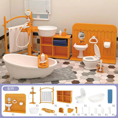Miniature Dollhouse Furniture Set for Kids
