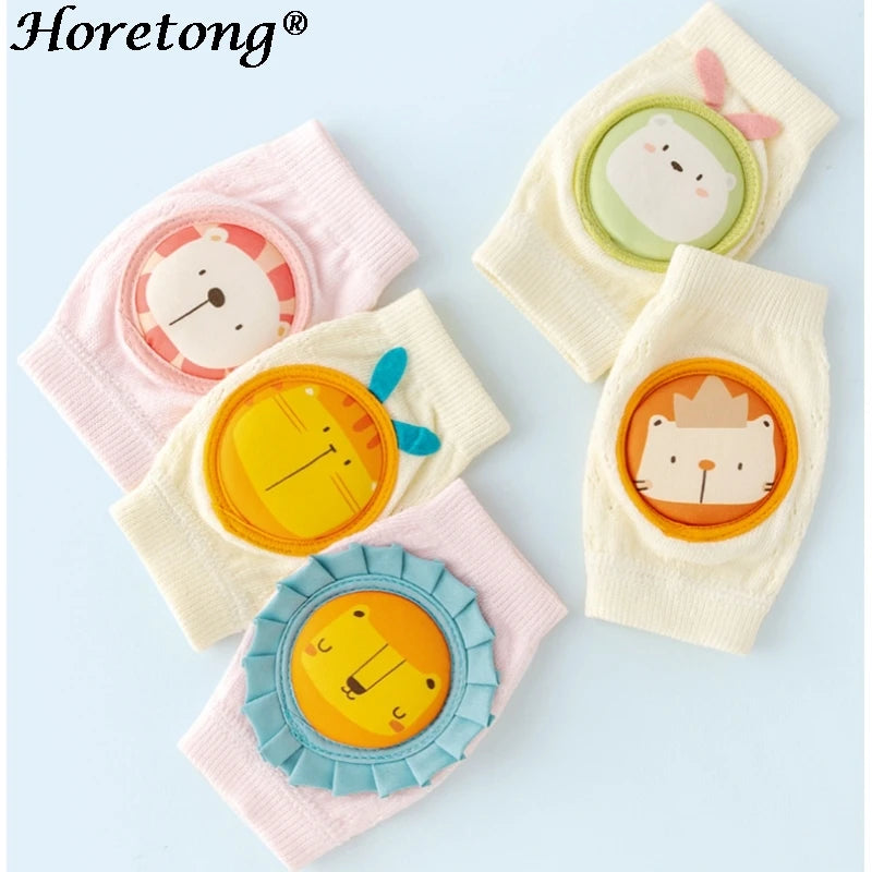 CrawlSafe™ 3D Cartoon Baby Knee & Elbow Pads