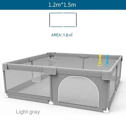 Baby Playpen Light Gray Corralito