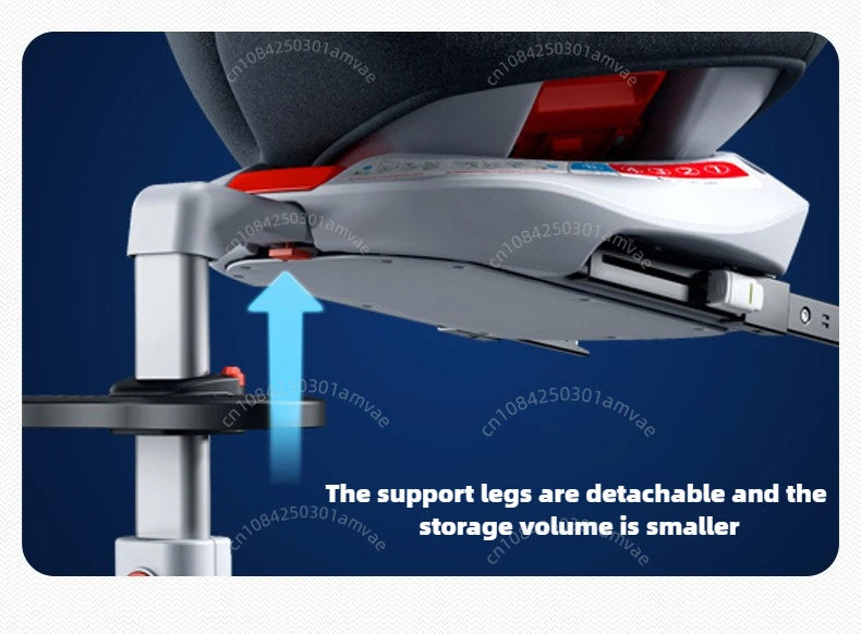 TM™ ISOFIX Child Safety Car Seat – 360° Rotatable Travel Seat for Newborn to 12 Years
