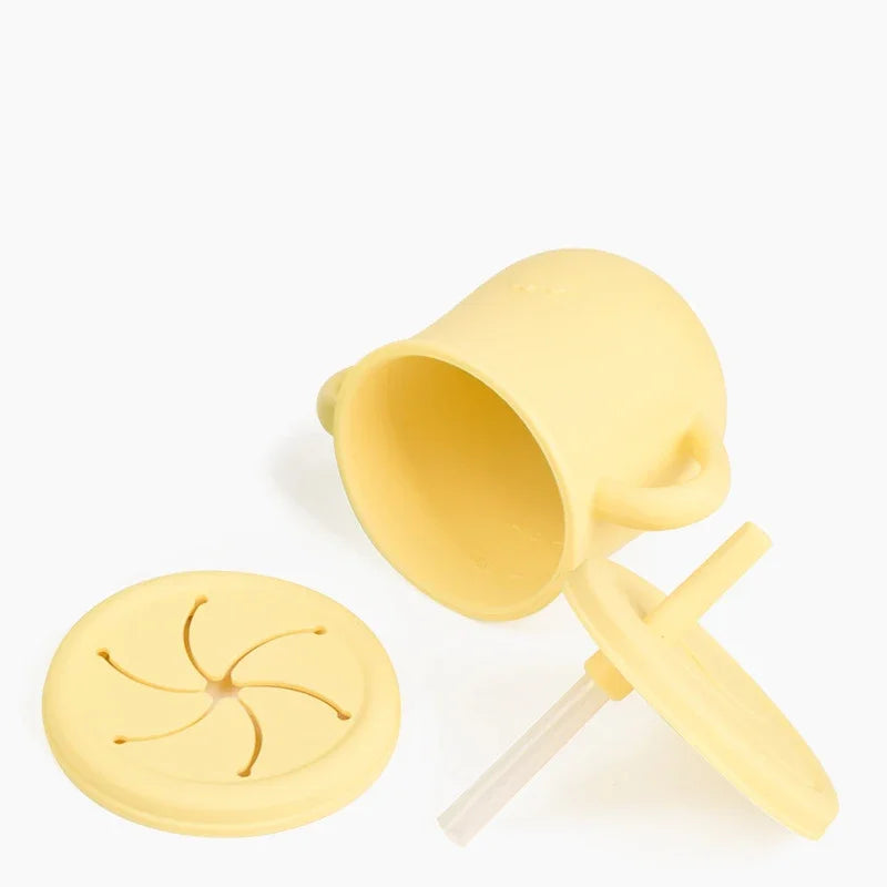 Kids Silicone Sippy Cup & Food Storage Box