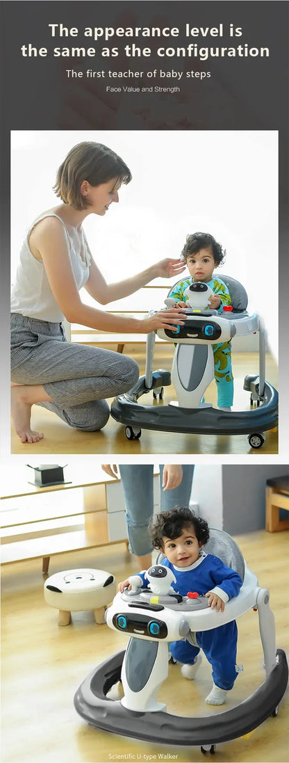 4-in-1 Baby Music Walker with Lights for Toddlers