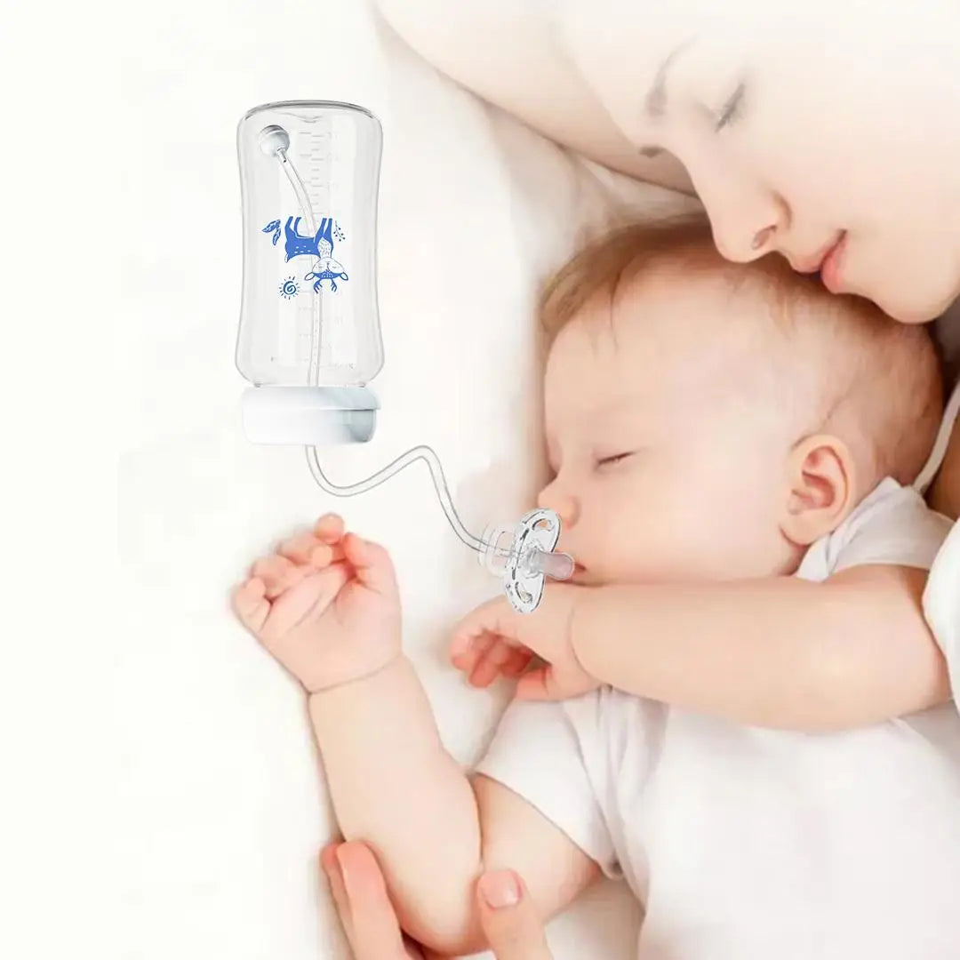 Anti-Drop Cartoon Baby Bottle™ – 300ML Wide Mouth