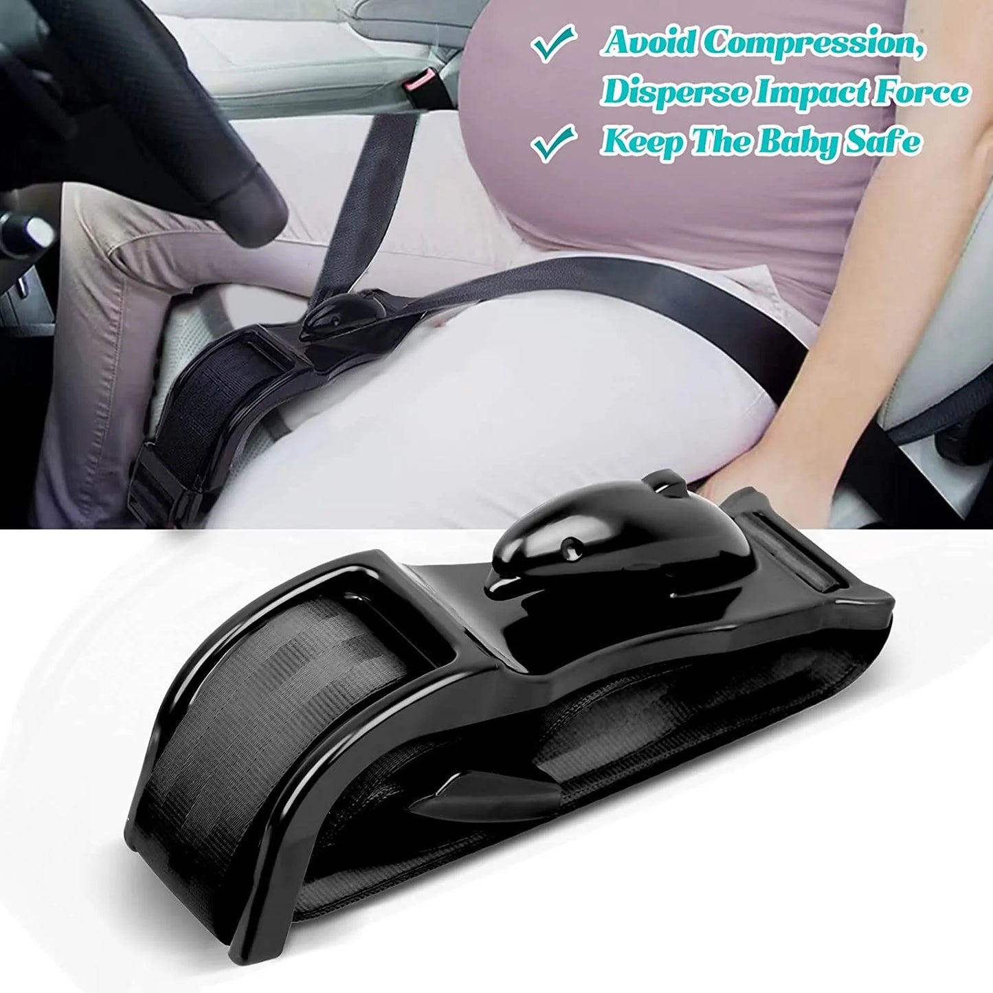 Macroupta Pregnancy Car Seat Belt – Maternity Belly Support & Safety Adjuster