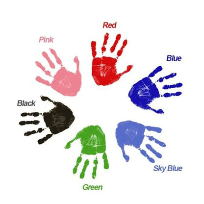 LittlePrints™ Baby Hand & Footprint Ink Pad Kit – Safe, Wash-Free, DIY Keepsake Memory Frame Gift