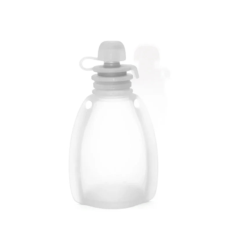 120ML BPA-Free Refillable Silicone Baby Food Bags