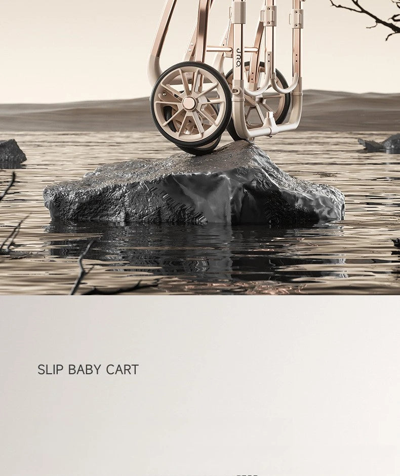 TwinGlide™ 2-in-1 Foldable Twin Baby Stroller – Lie-Flat Comfort, Heavy-Duty