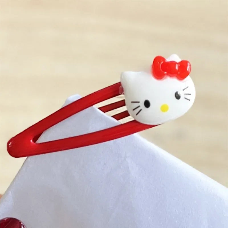 Kawaii Sanrio Hello Kitty Hair Clips Set