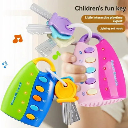 Kid's Musical Key Toy with Lights & Sound