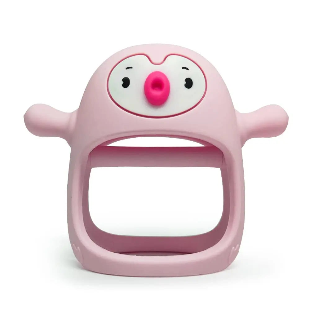 NeverDrop™ Baby Hand Teether – BPA-Free Silicone Teething Toy