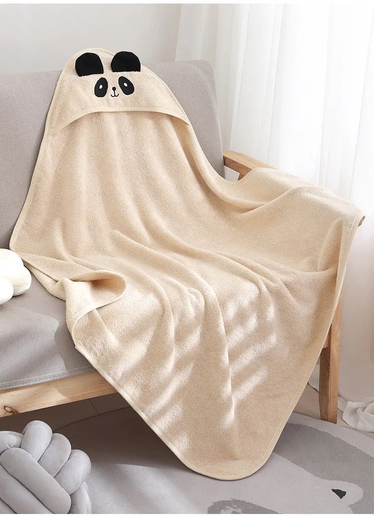 SnuggleBoo™ Cartoon Hooded Baby Towel