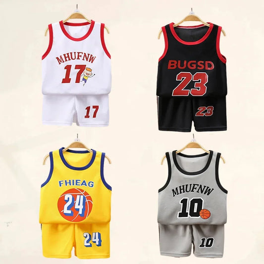 Kids Summer Basketball Clothing Set