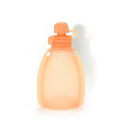 120ML BPA-Free Refillable Silicone Baby Food Bags