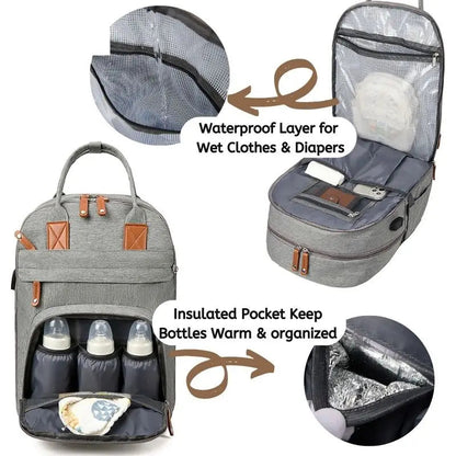 Multifunction Diaper Bag Backpack