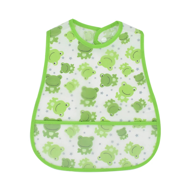 New Cartoon Pattern EVA Waterproof Baby Bib