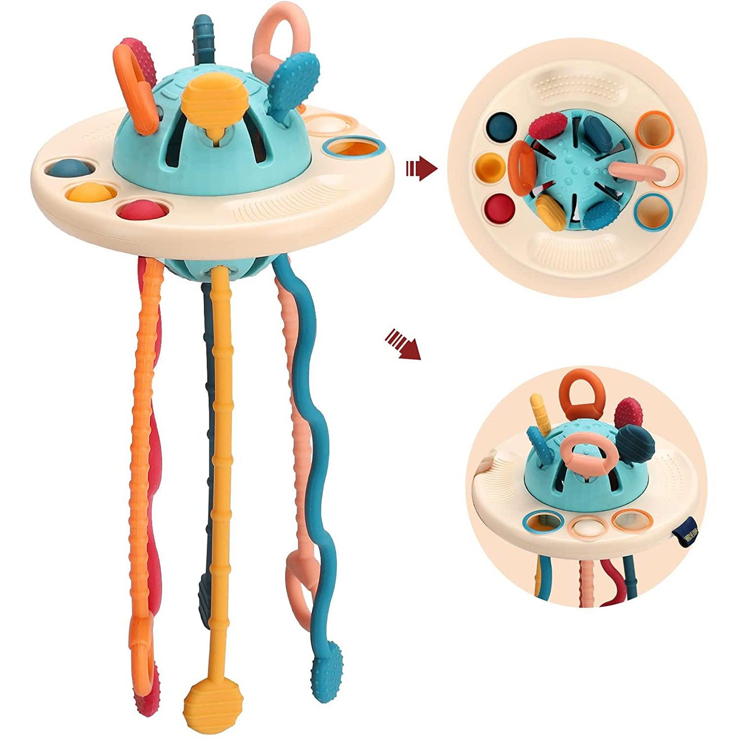Octopus Silicone Pulling Toy