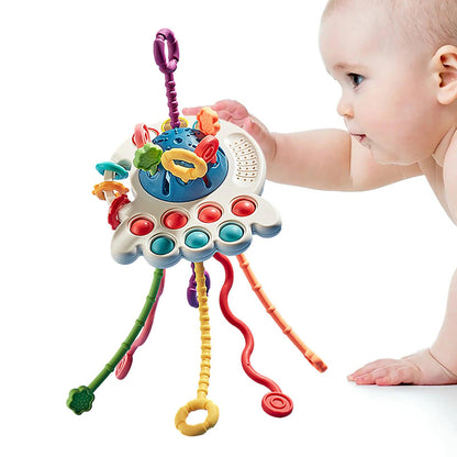 Octopus Silicone Pulling Toy